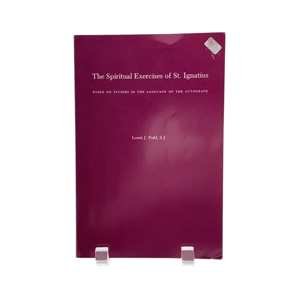 Spiritual Exercises of St Ignatius 1951 Louis Puhl Newman Press Softcover